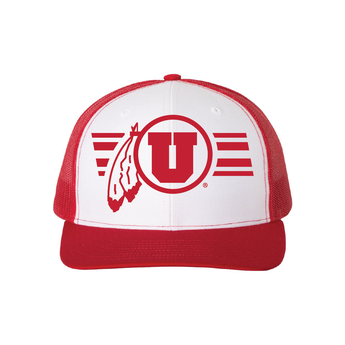 Circle and Feather Utah Stripe Single Color Hats