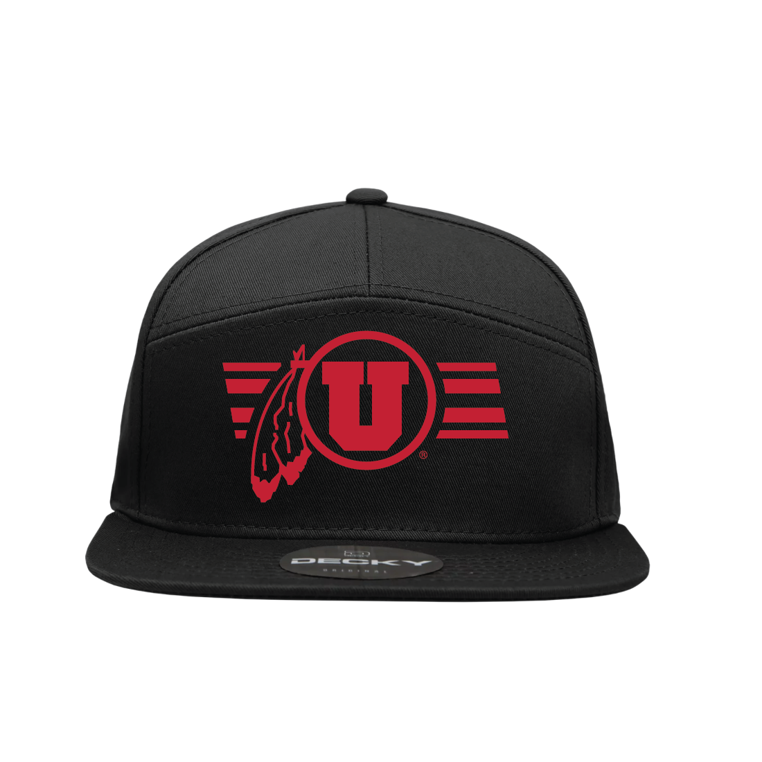 Circle and Feather Utah Stripe Single Color Hats