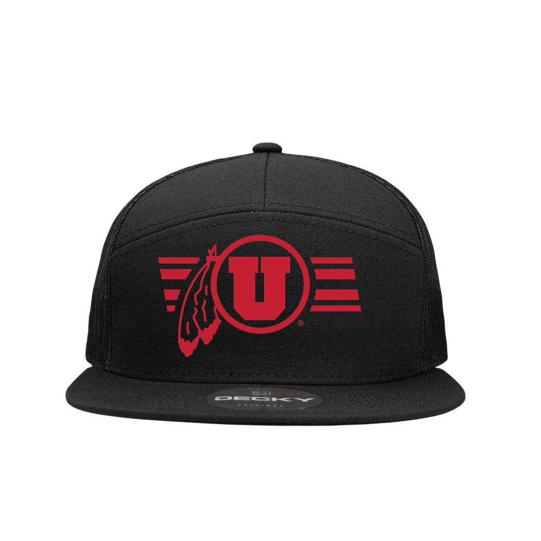 Circle and Feather Utah Stripe Single Color Hats