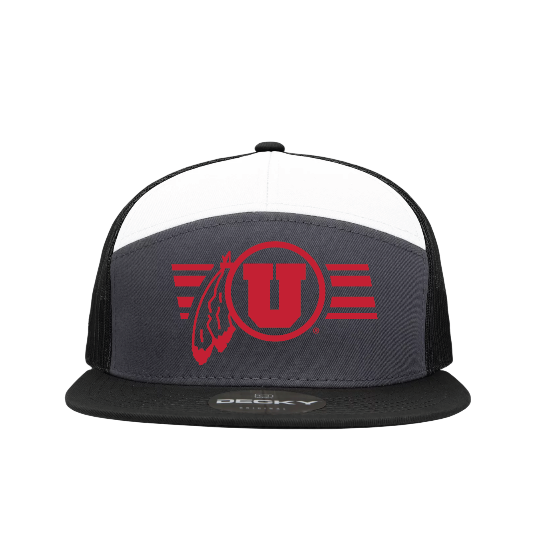 Circle and Feather Utah Stripe Single Color Hats