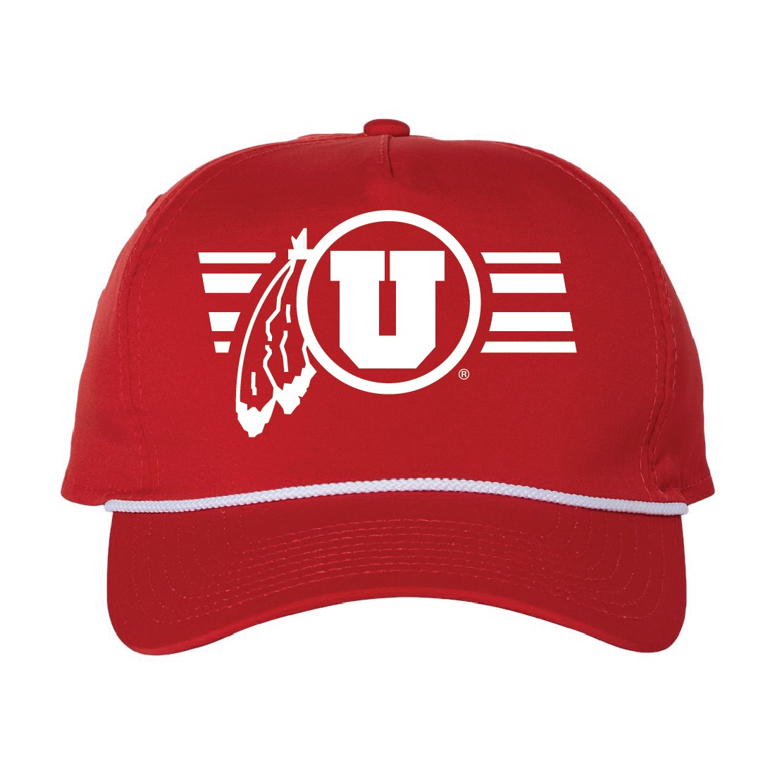 Circle and Feather Utah Stripe Single Color Hats