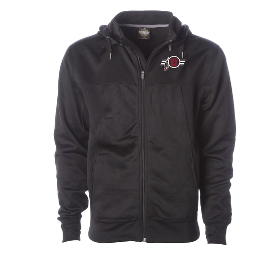 Poly-Tech Zip Hooded Sweatshirt