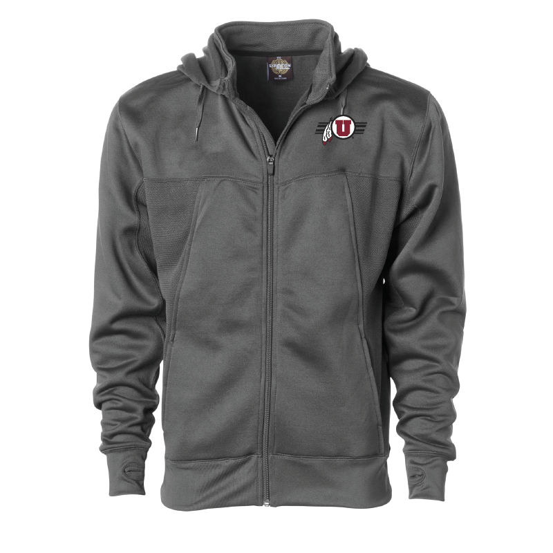 Poly-Tech Zip Hooded Sweatshirt
