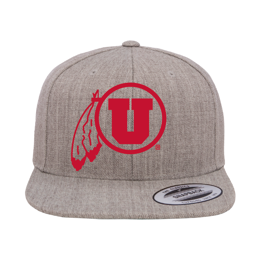 Circle and Feather Single Color Hats