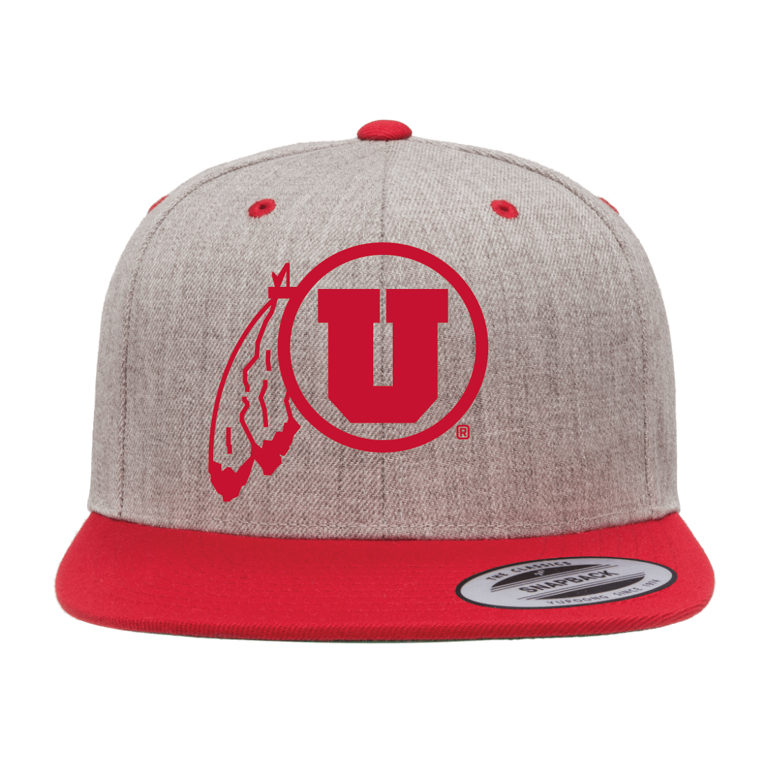 Circle and Feather Single Color Hats