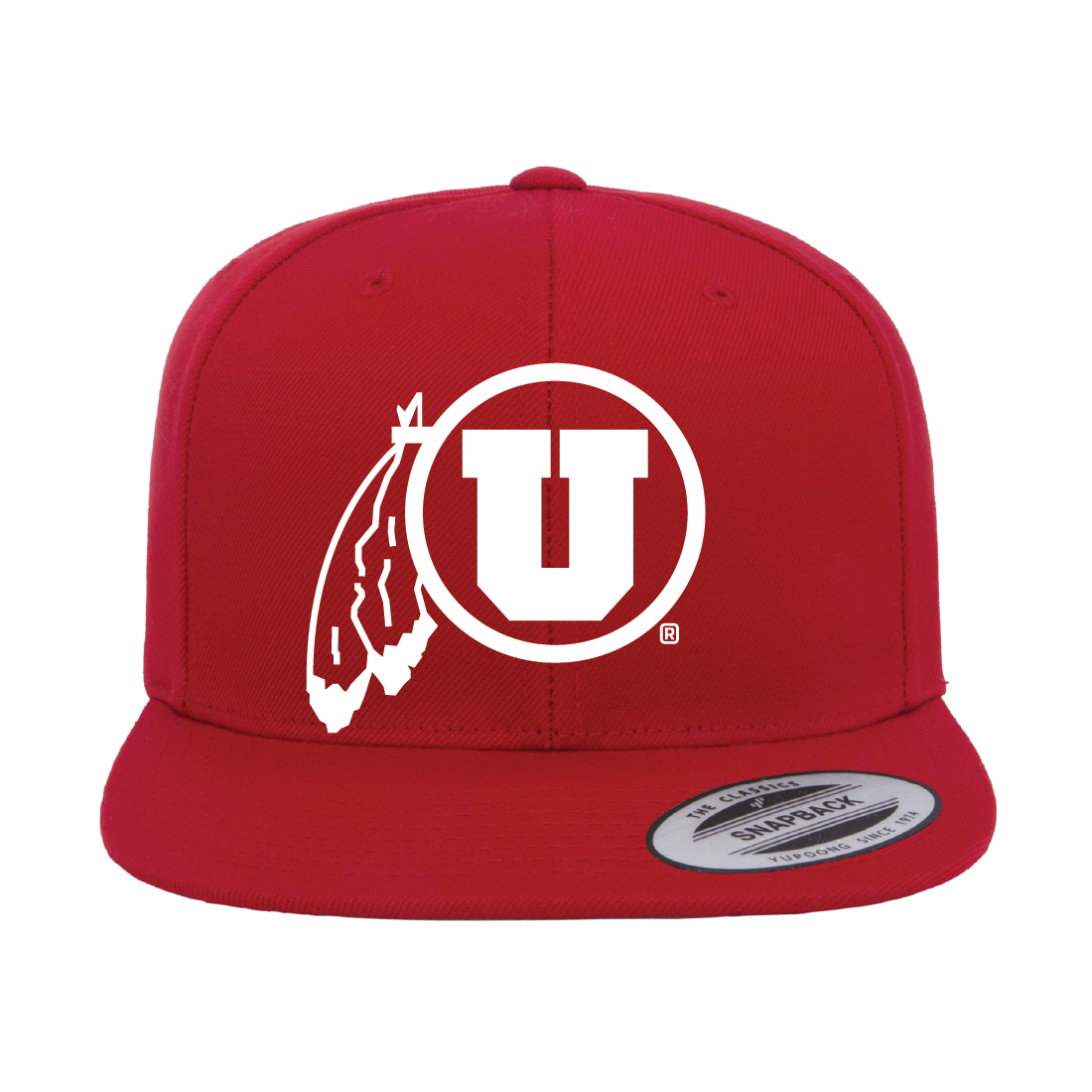Circle and Feather Single Color Hats