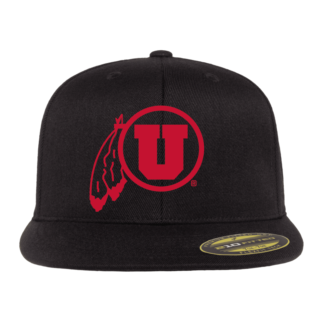 Circle and Feather Single Color Hats