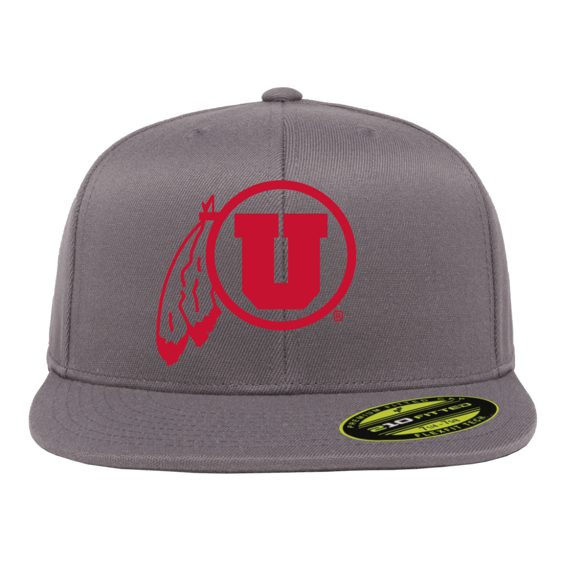 Circle and Feather Single Color Hats