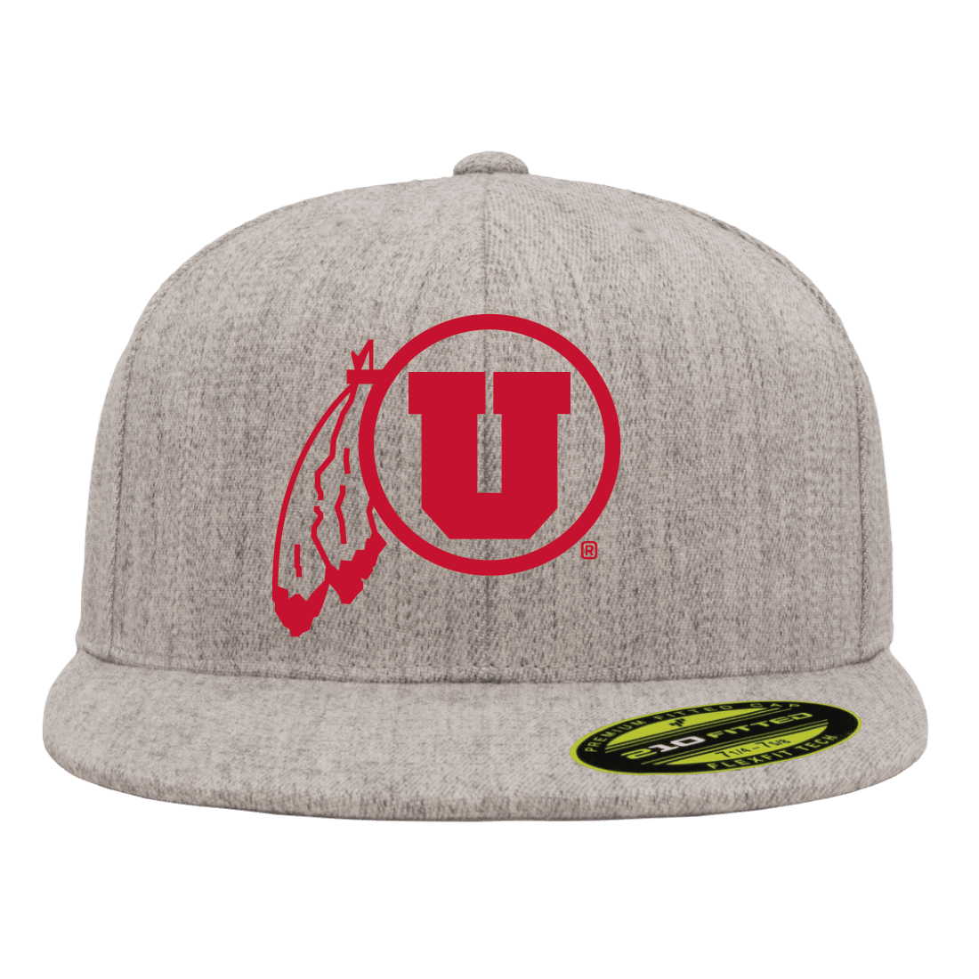 Circle and Feather Single Color Hats
