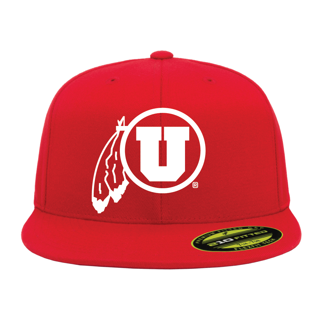Circle and Feather Single Color Hats