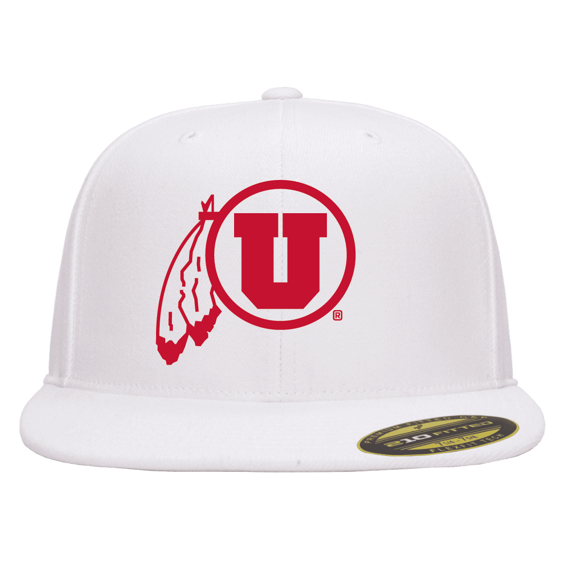 Circle and Feather Single Color Hats