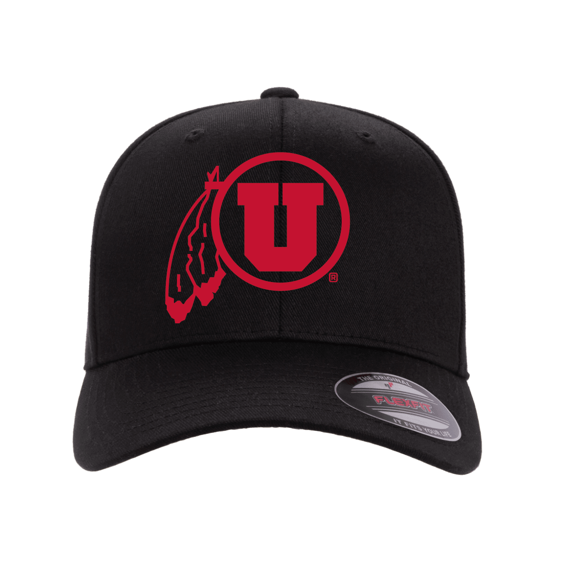 Circle and Feather Single Color Hats