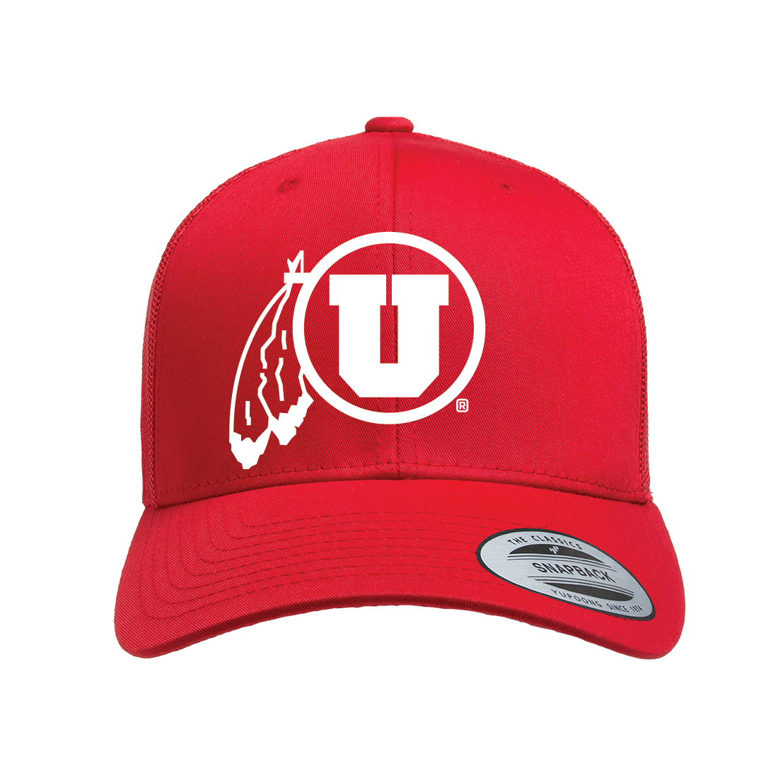 Circle and Feather Single Color Hats