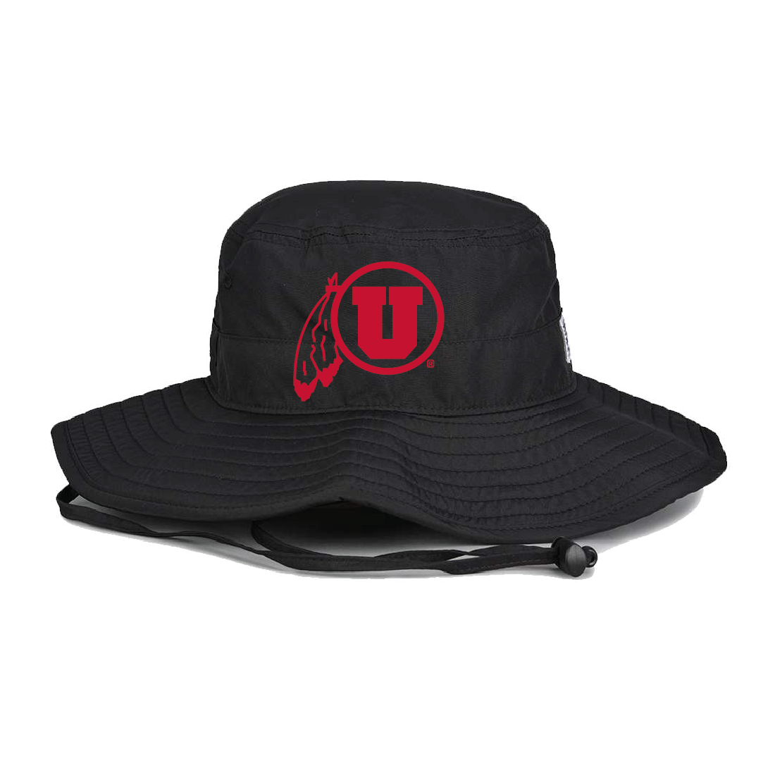 Circle and Feather Single Color Hats