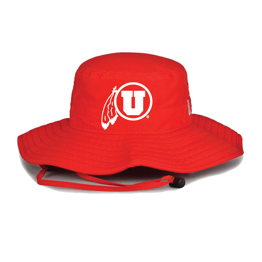 Circle and Feather Single Color Hats