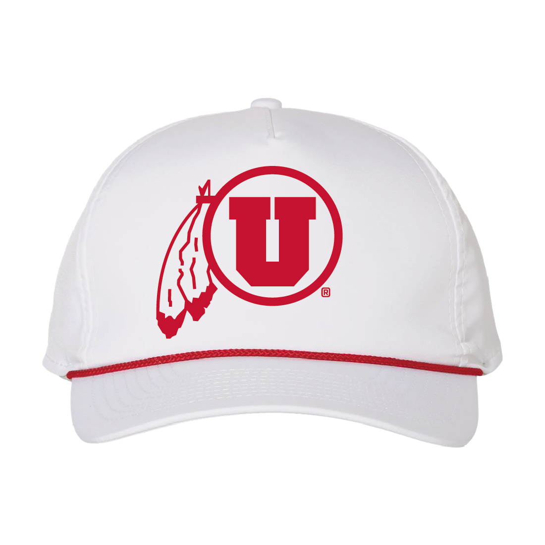 Circle and Feather Single Color Hats