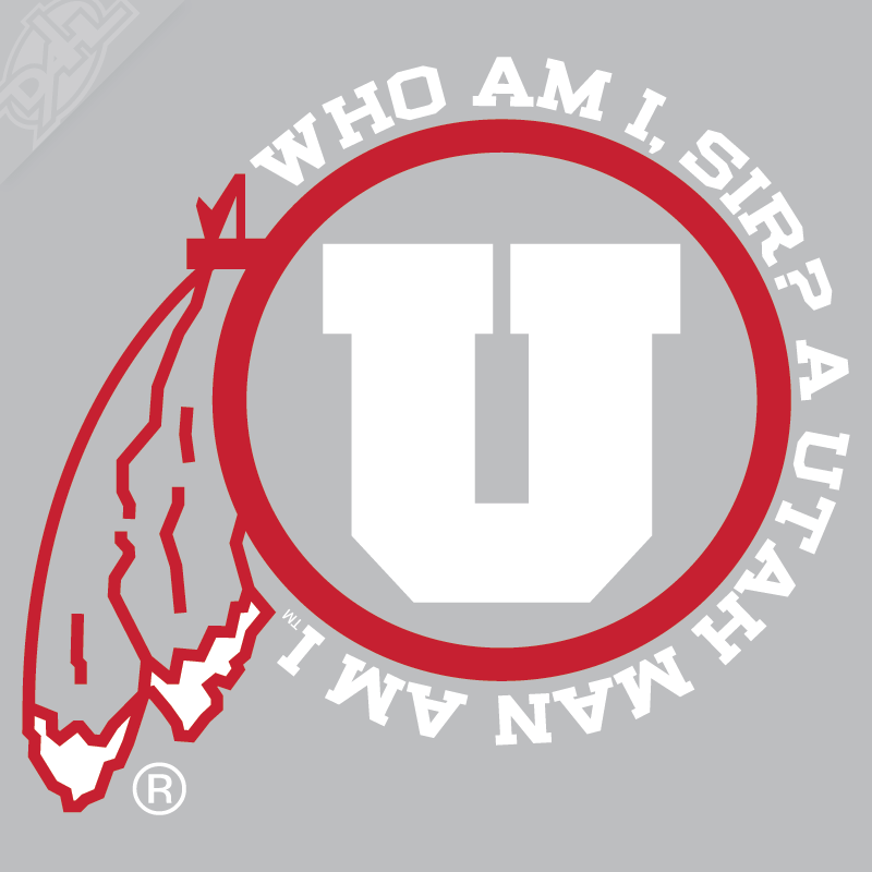 Utah Man am I 2 Color Vinyl Decal