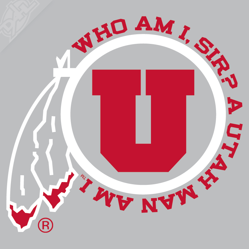 Utah Man am I 2 Color Vinyl Decal