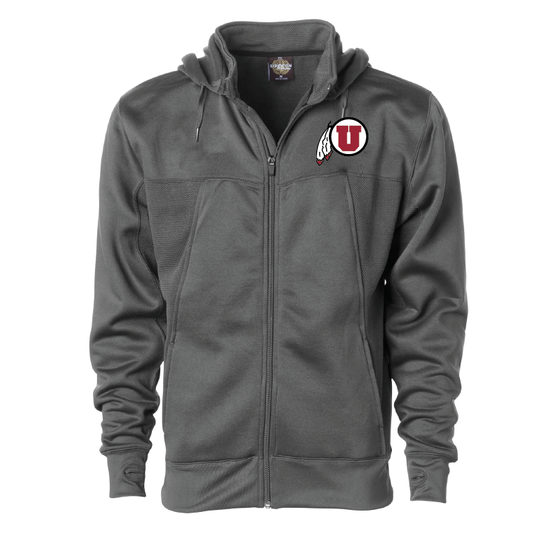 Poly-Tech Zip Hooded Sweatshirt