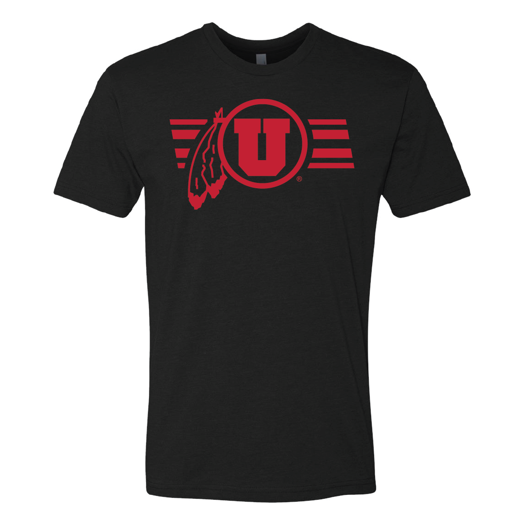 Circle and Feather - Utah Stripe - Single Color Youth T-shirt