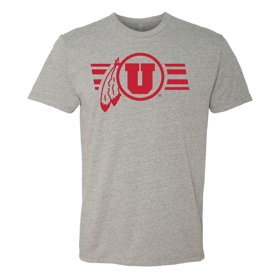 Circle and Feather - Utah Stripe - Single Color Youth T-shirt