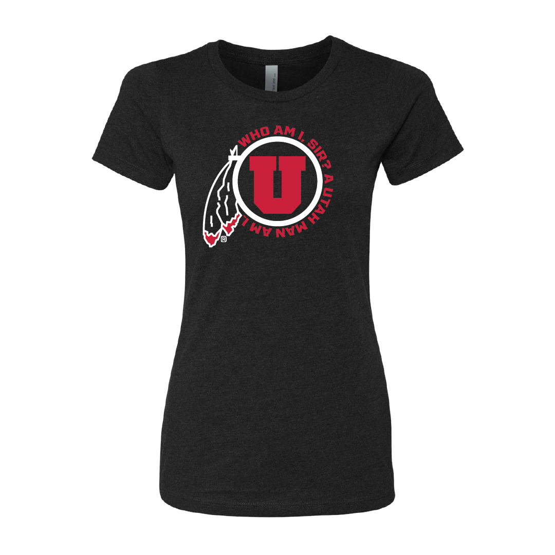 Circle and Feather Utah Man Womens T-Shirt
