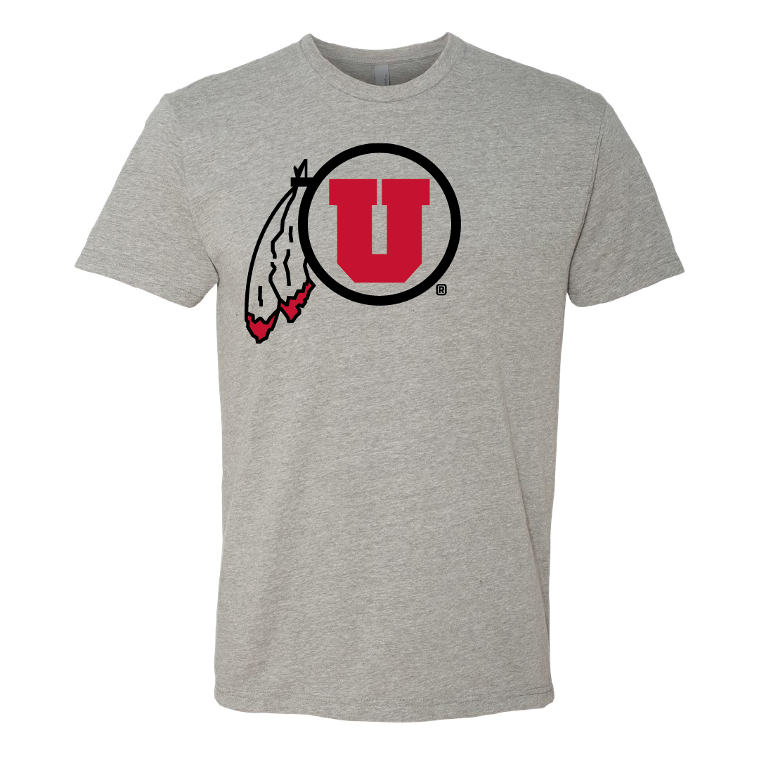 Circle and Feather Mens T-Shirt