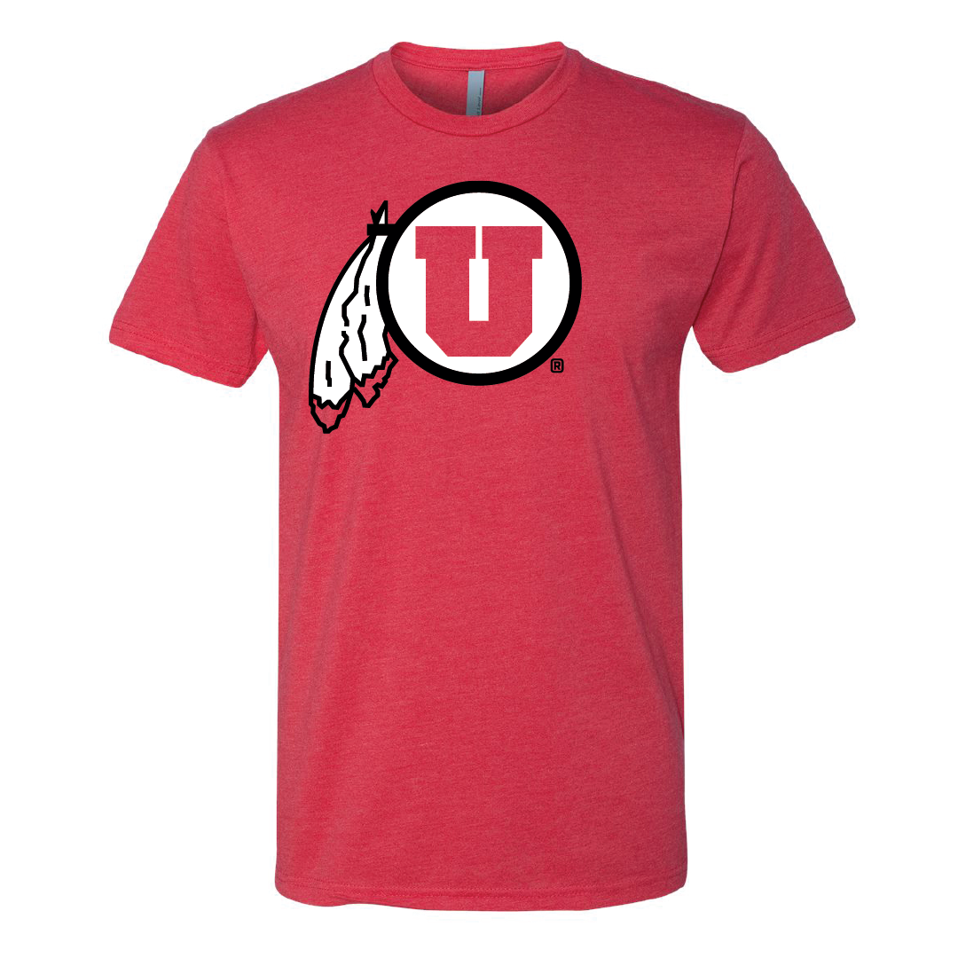 Circle and Feather Mens T-Shirt