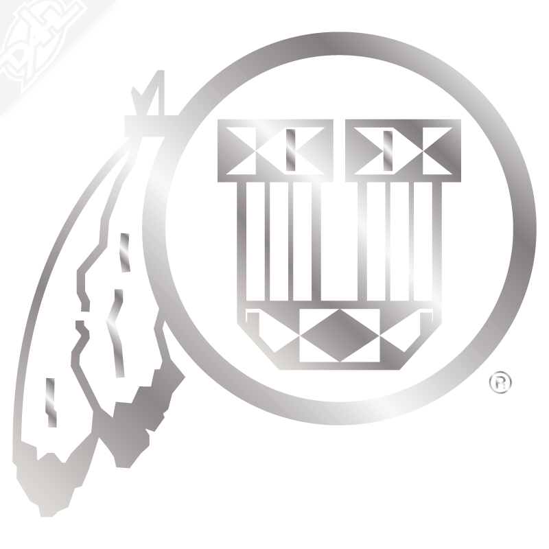 Ute Proud Circle and Feather Vinyl Decal