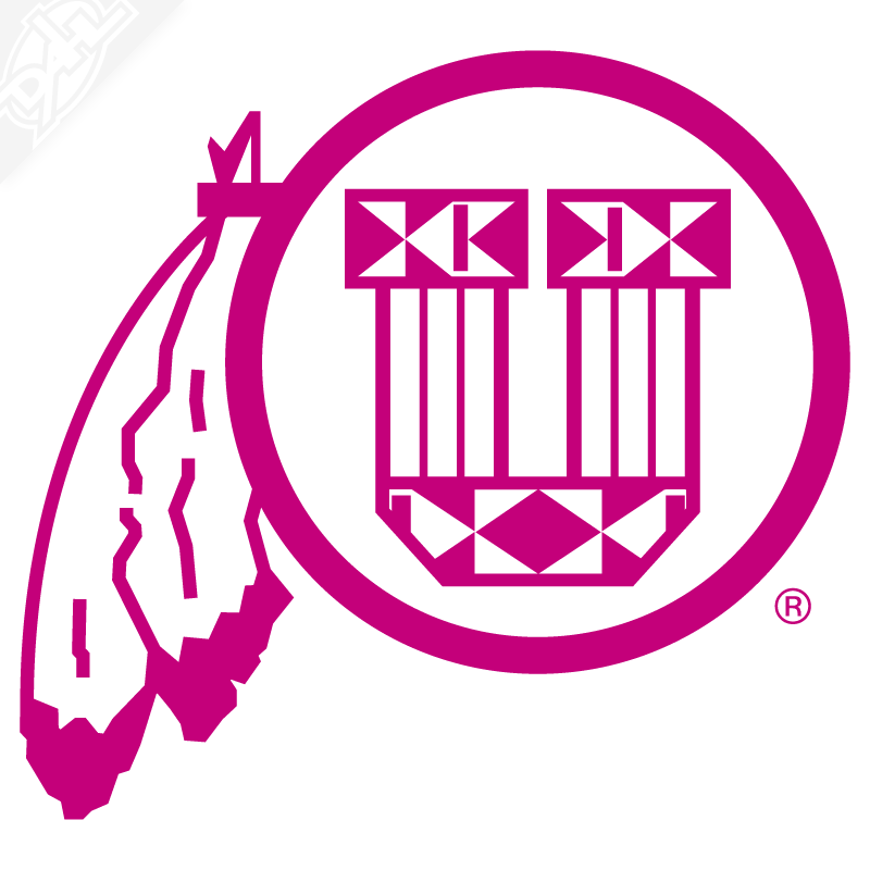 Ute Proud Circle and Feather Vinyl Decal