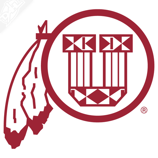 Ute Proud Circle and Feather Vinyl Decal