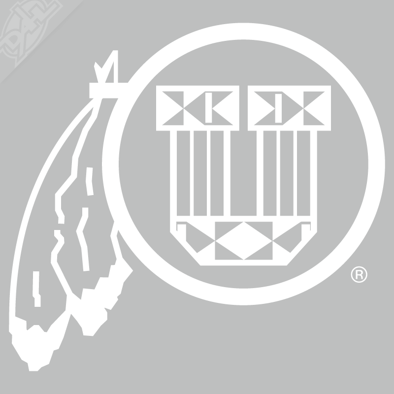 Ute Proud Circle and Feather Vinyl Decal