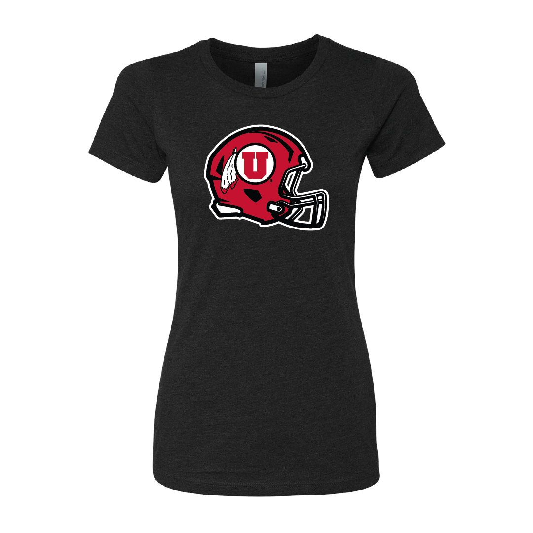 Circle and Feather Helmet Womens T-Shirt