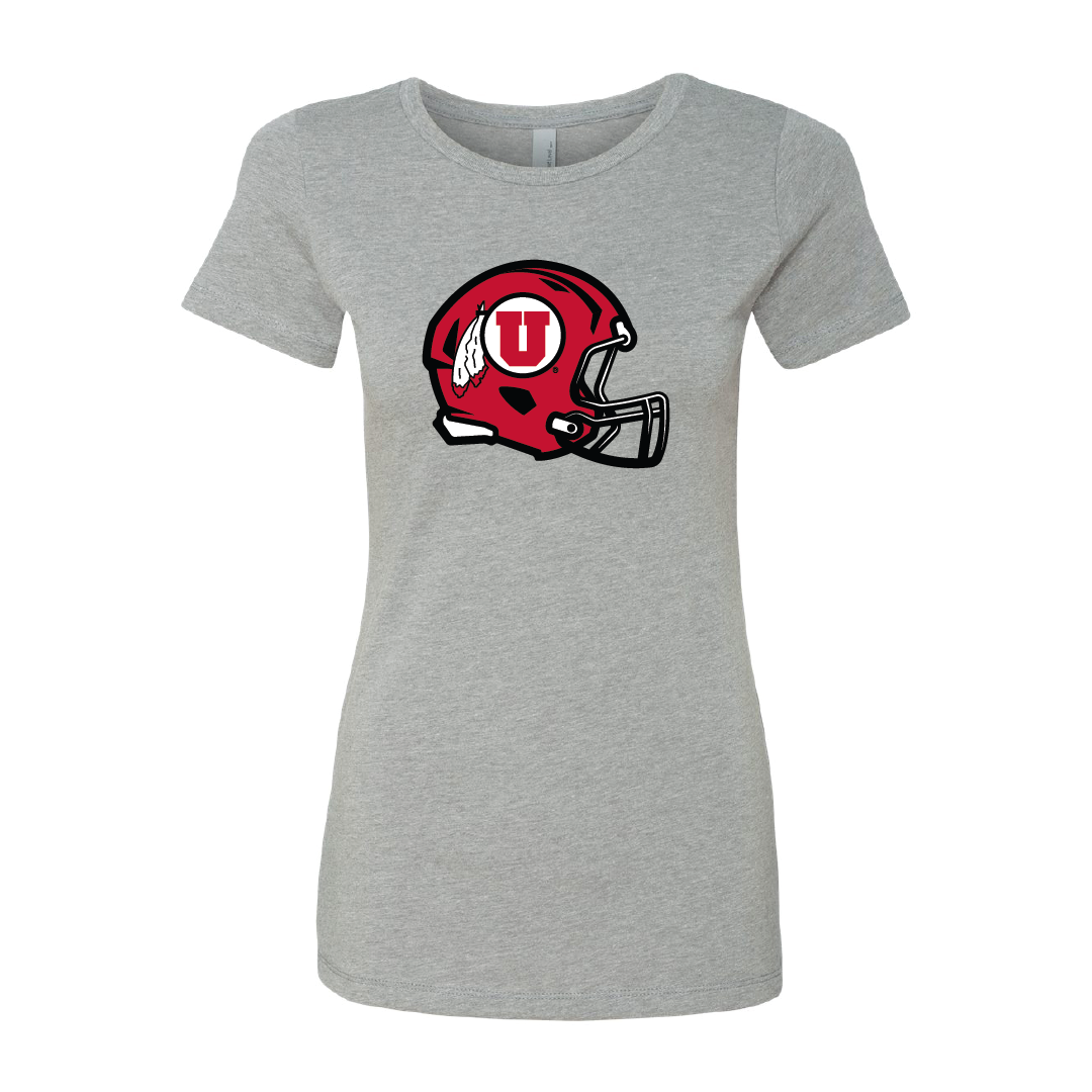 Circle and Feather Helmet Womens T-Shirt