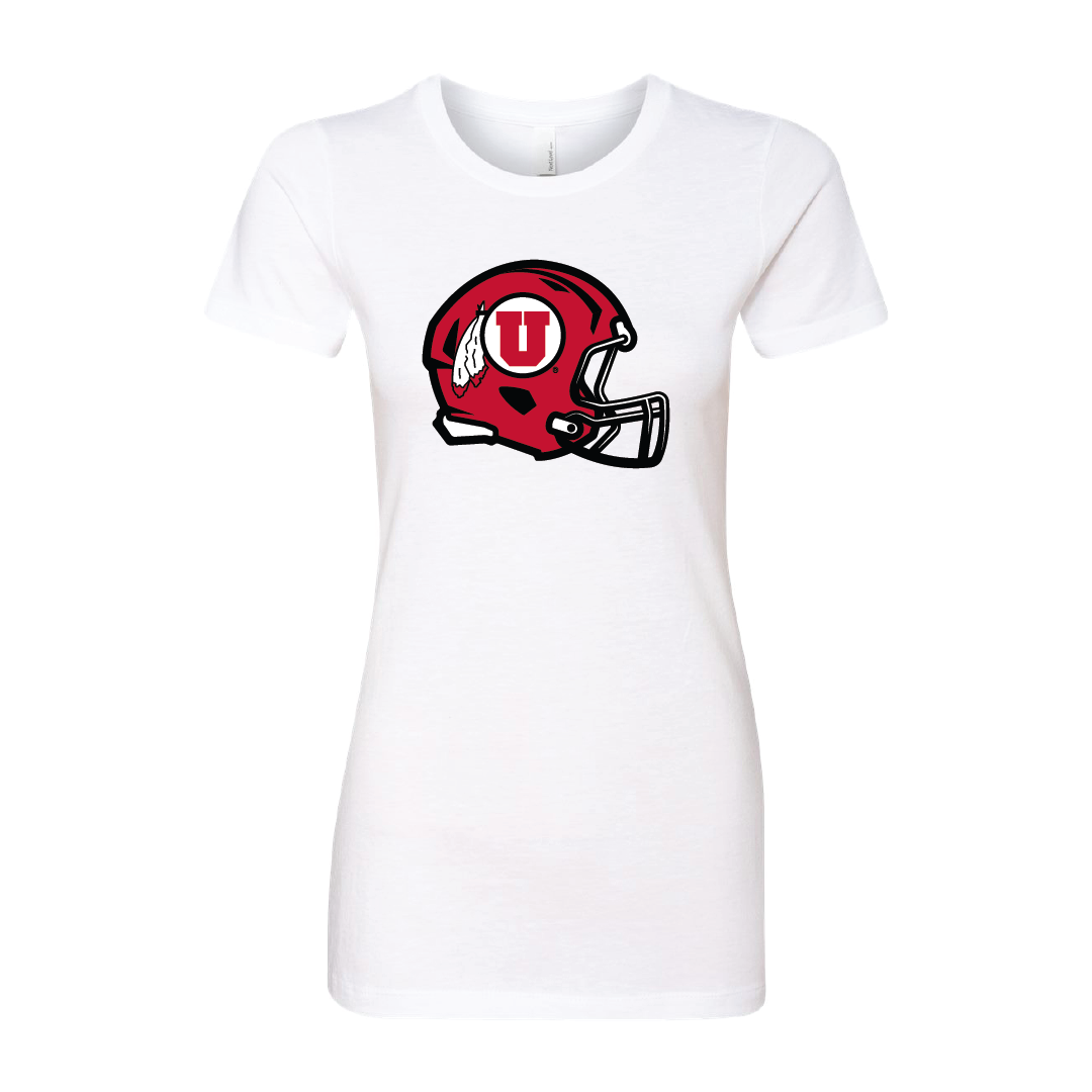 Circle and Feather Helmet Womens T-Shirt