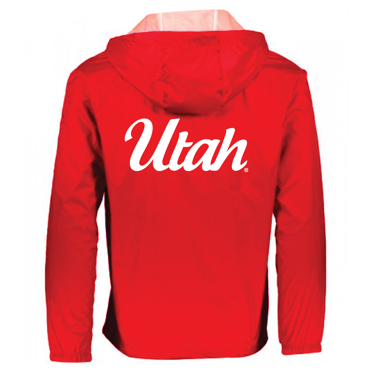 Red Hooded Coach's Jacket