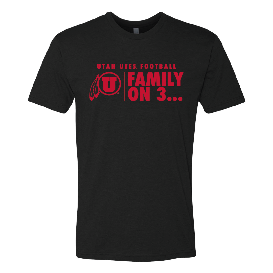 Family on 3 - Circle and Feather Mens T-Shirt