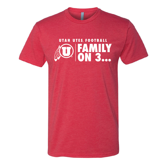 Family on 3 - Circle and Feather Mens T-Shirt