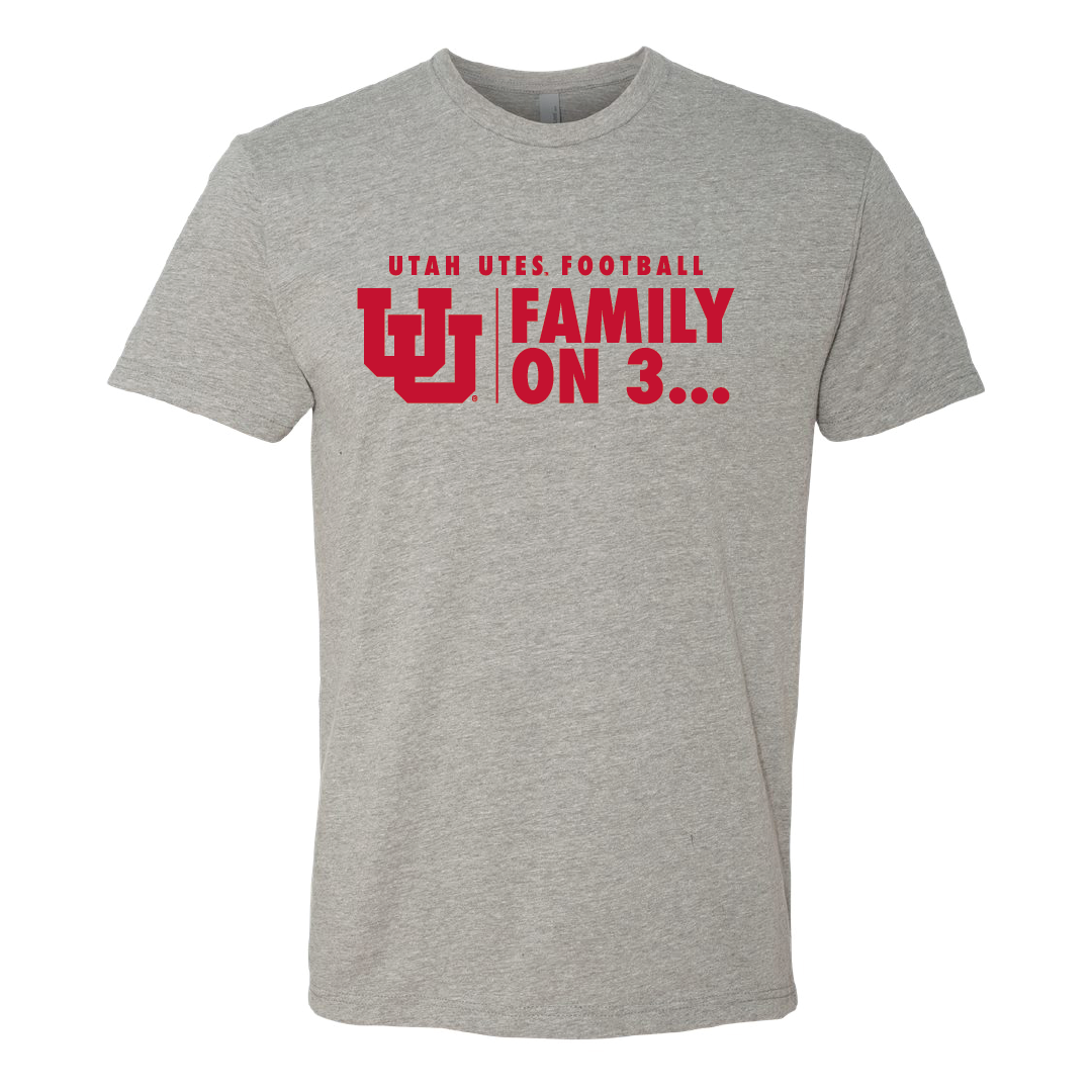 Family on 3 - Interlocking UU Mens T-Shirt