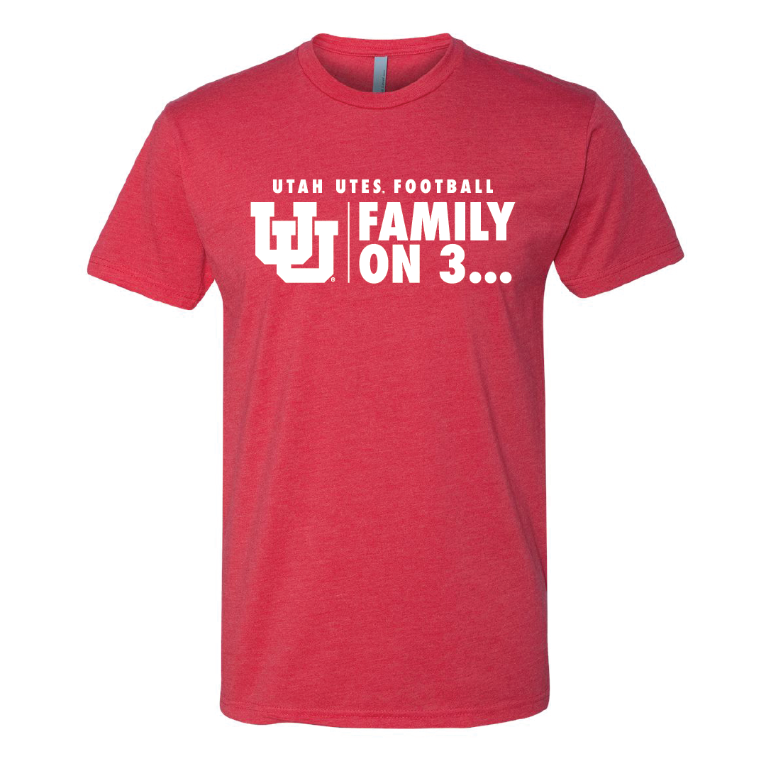 Family on 3 - Interlocking UU Mens T-Shirt