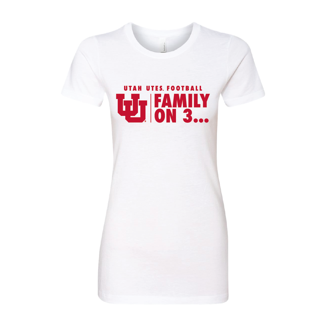 Family on 3 - Interlocking UU Womens T-Shirt