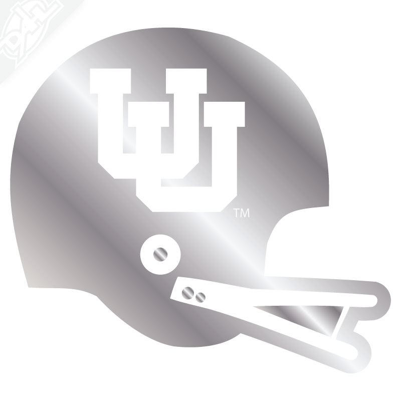 Vintage Interlocking UU Helmet Vinyl Decal