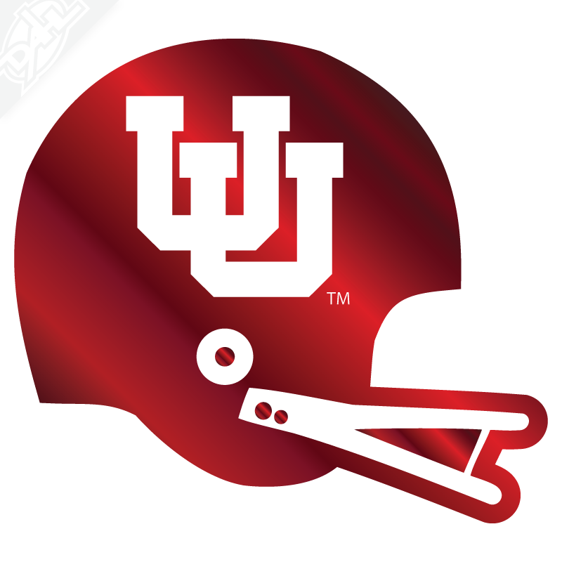Vintage Interlocking UU Helmet Vinyl Decal