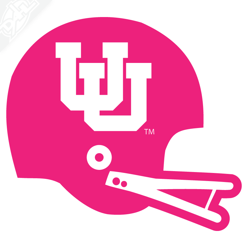 Vintage Interlocking UU Helmet Vinyl Decal