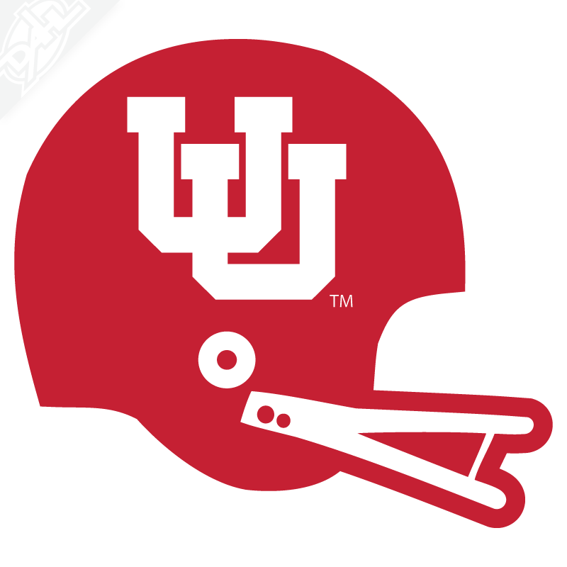Vintage Interlocking UU Helmet Vinyl Decal