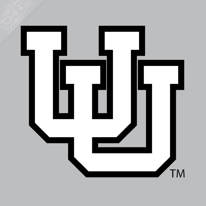 Interlocking UU 2 Color Vinyl Decal