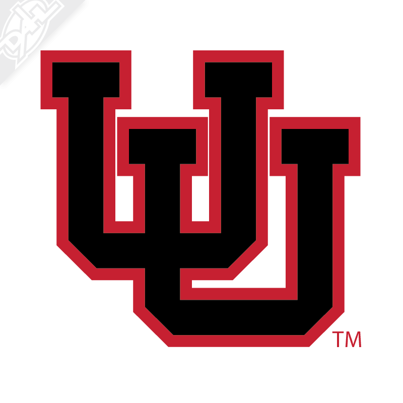 Interlocking UU 2 Color Vinyl Decal