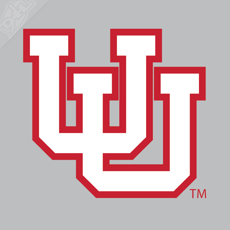 Interlocking UU 2 Color Vinyl Decal