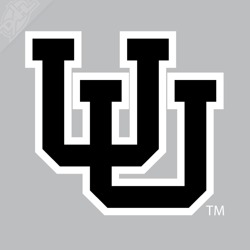 Interlocking UU 2 Color Vinyl Decal
