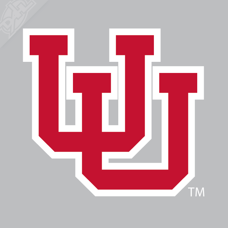 Interlocking UU 2 Color Vinyl Decal